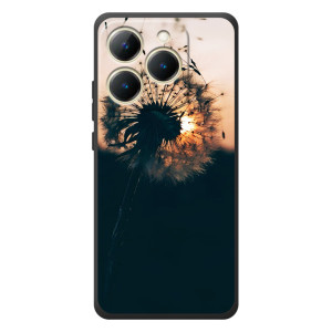 Силиконовый Чехол с одуванчиками на RealMe 15T – Красивый одуванчик