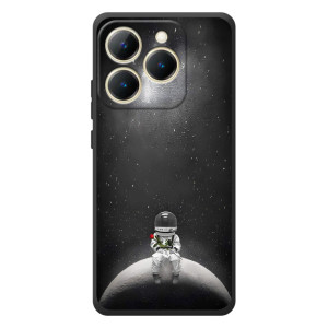 Силіконовый Чохол з принтом "Космонавти" на RealMe 15T – Космонавт романтик