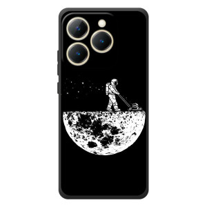 Силіконовый Чохол з принтом "Космонавти" на RealMe 15T – Космонавт