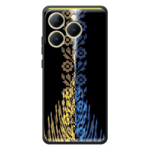 Силіконовый Чохол на RealMe 15T – Патріотична вишиванка