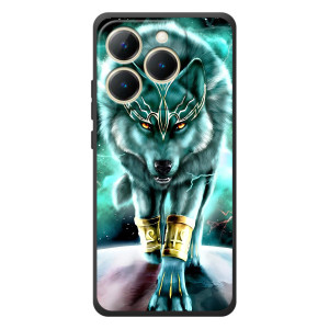 Защитные чехлы для Реалми 15Т (AlphaPrint) (ХИТ продаж) ВОЛК
