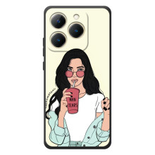 Силіконовый Чохол на RealMe 15T з картинкой Модных девушек
