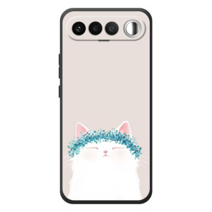 Чехол на тематику: Коты для RealMe 16 5G – Белый котик