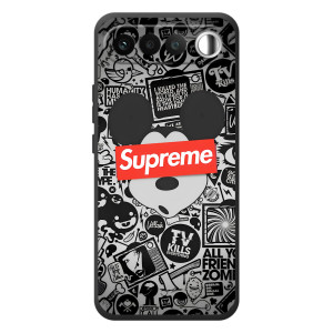 Чехол с Брендами одежды на РеалМе 16 5Г (Supreme Маус)