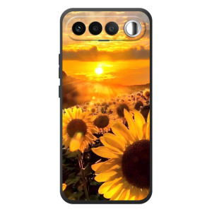 Чехол с Цветами для RealMe 16 5G (поле подсолнухов)