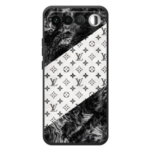 Чехол Стиль Louis Vuitton на RealMe 16 5G (LV на белом)