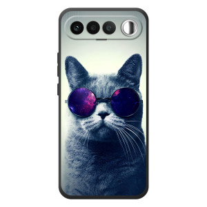 Чехол с милыми котиками на РеалМе 16 5Г – Стильный кот