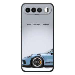 Чохол з авто Порше для RealMe 16 5G – Блакитний Порше