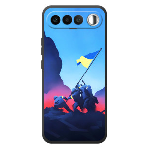 Чохол з українським воїном на RealMe 16 5G – Український прапор