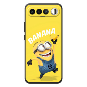 Мультяшный принт на Чехол для РеалМе 16 5Г – Banana