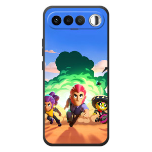 Силиконовый Чехол на RealMe 16 5G с картинкой Brawl Stars – Бравел Старс