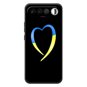 Силиконовый Чехол на RealMe 16 5G (Я-Украина) – Украинское сердце