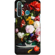 Бренднові Чохли для Realme 5 Pro - (PREMIUMPrint) – Nike цветы