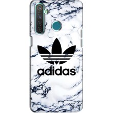 Чехлы Адидас для Realme 5 Pro (AlphaPrint) (Адидас на мраморе)