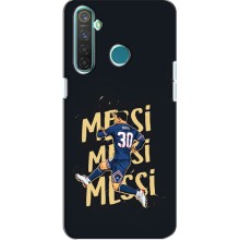 Чохли для Realme 5 Pro (Leo чемпіон) (AlphaPrint) (Messi ПСЖ)