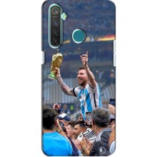 Чехлы Лео Месси Аргентина для Realme 5 Pro (Месси король)
