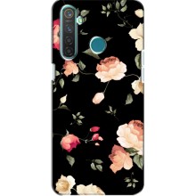 Чехлы с Цветами для Realme 5 Pro (VPrint) (Розочки)