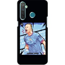 Чехлы с футболистом Ерлинг Холанд для Realme 5 Pro (AlphaPrint) (гол Эрлинг Холланд)
