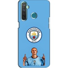 Чехлы с футболистом Ерлинг Холанд для Realme 5 Pro (AlphaPrint) (Холанд Манчестер Сити)