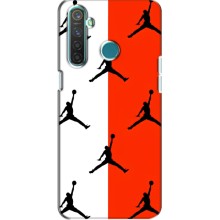 Чохли для Realme 5 Pro - з картинкою JORDAN (AlphaPrint) (Лого Джордан)
