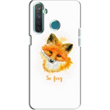 Чохли з картинкою Лисичка для Realme 5 Pro (VPrint) (Дівчинка Лиса)