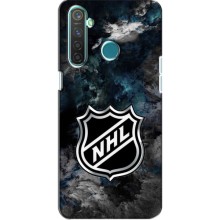 Чехлы с принтом Спортивная тематика для Realme 5 Pro – NHL хоккей