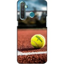 Чехлы с принтом Спортивная тематика для Realme 5 Pro (Теннисный корт)