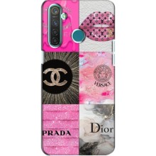 Чехол (Dior, Prada, YSL, Chanel) для Realme 5 Pro (Модница)