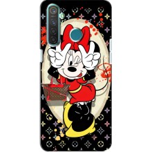 Чехол Disney Mouse Realme 5 Pro (PREMIUMPrint) (Минни peace)