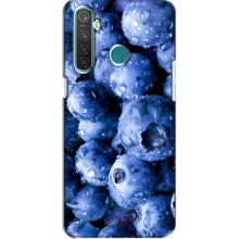 Чехол с изображением  вкусной еды для Realme 5 Pro (Голубика)