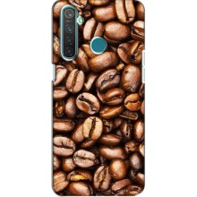 Чехол с изображением  вкусной еды для Realme 5 Pro (Кофе)