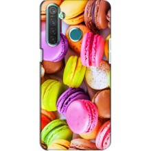 Чехол с изображением  вкусной еды для Realme 5 Pro (Макаруны)