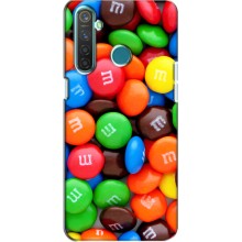 Чехол с изображением  вкусной еды для Realme 5 Pro (Разноцветные M&M'S)