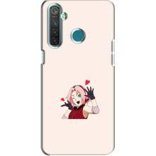 Чехлы Персонажи Аниме Наруто для Realme 5 (AlphaPrint)