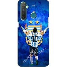 Чехлы для Realme 5 (Leo чемпион) (AlphaPrint) – Месси сборная