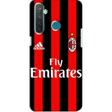 Чехлы для Realme 5 (VPrint) - Футбольные клубы (Milan)