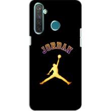 Чехлы для Realme 5 - с картинкой JORDAN (AlphaPrint) – Jordan Gold