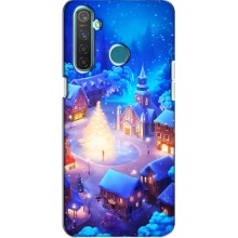 Різдвяні Чохли для Realme 5 (VPrint) (Різдвяне місто)