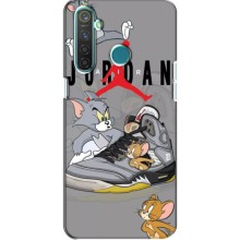 Силиконовый Чехол Nike Air Jordan на Реалми 5 (Air Jordan)