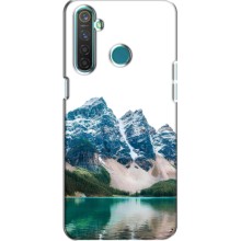 Силіконовий чохол з КАРТИНКАМИ літо для Realme 5 (AlphaPrint) (Гори)