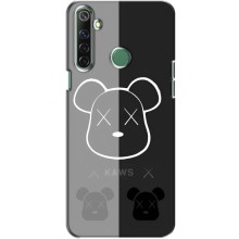 Чехлы для Realme 6i - Bearbrick Louis Vuitton (PREMIUMPrint) (БеарБрик глаза)