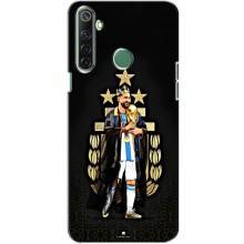 Чехлы для Realme 6i (Leo чемпион) (AlphaPrint) – Месси Король