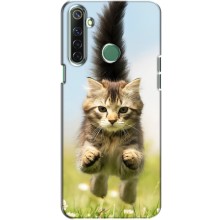 Чехлы с Котиками для Realme 6i (VPrint) (Прыжок кота)