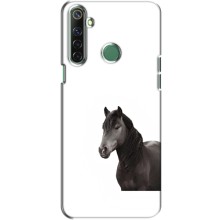 Чехлы с Лошадью дляRealme 6i (VPrint) (Черный Конь)