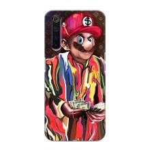 Брендновые Чехлы для Realme 6 Pro - (PREMIUMPrint) (Mario LV)