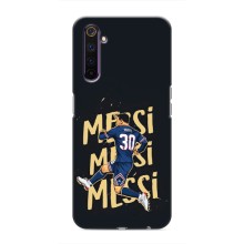 Чохли для Realme 6 Pro (Leo чемпіон) (AlphaPrint) (Messi ПСЖ)