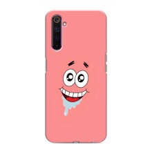 Чехлы с Патриком на Realme 6 Pro (Мордочка Патрика)