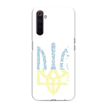 Чохли для Realme 6 Pro Укр. Символіка (AlphaPrint) (Герб з букв)