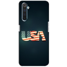 Чехол Флаг USA для Realme 6 Pro (USA)