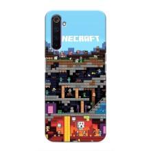 Чохол Майнкрафт на Realme 6 Pro (AlphaPrint) Minecraft